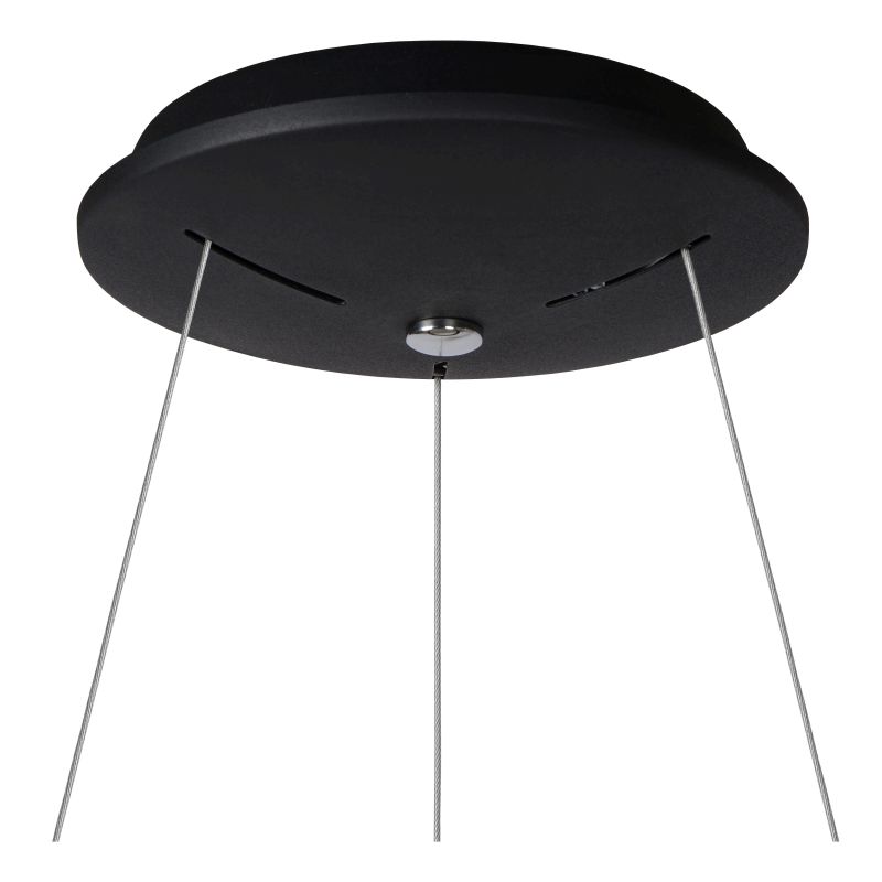 Lucide TALOWE LED - Závesné svietidlo - Ø 60 cm - LED Rozm. - 1x39W 3000K - Čierna